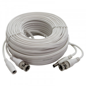 Avemia CBMX1HW 100ft Mini Coaxial Video Power Premade Cable White