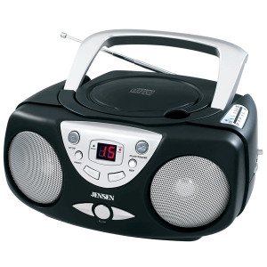 Spectra Jensen Portable Stereo Compact Disc Player with AM/FM Radio, Programmable Memory, LED Displa