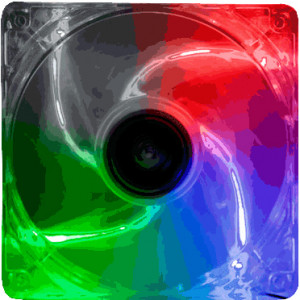 Kingwin Advance Series 120mm Multi-Color LED Case Fan