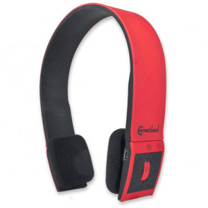 Red/Black Syba Bluetooth v2.1 EDR Stereo Headset with Microphone, Modern Edge Design, Model: CL-AUD2