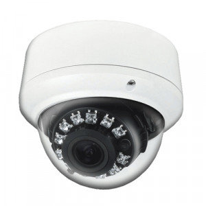 LTS CMD3563 12 pcs Super Flux IR LEDs Vandal-proof and IP 66 Weather-proof Aluminum Dome Camera