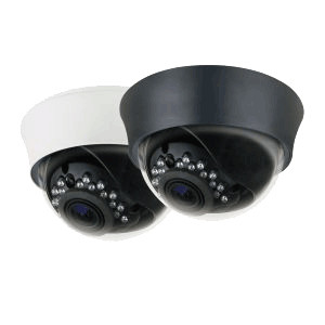 LTS 21 pcs IR LEDs Dome Camera CMD4283W, 1/3in Sensor, 2.8-12mm Varifocal Lens, 1000 TV Lines.White