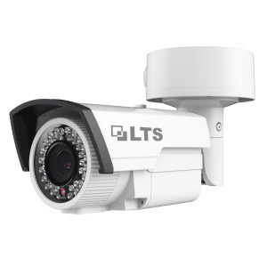 LTS CMHR9323D eco Platinum HD 1080P HD-TVI Bullet Camera, 2.8-12mm Varifocal Lens, IP66 Weatherproof, True Day/Night, 131ft IR Distance, White