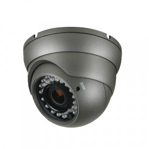 LTS 1.3MP IP 66 Weather-proof Aluminum Turret Camera CMT2013B, 1/3in Sensor, 2.8-12mm Varifocal Lens, 36 IR LEDs up to 100ft, DC 12V, Color: Black