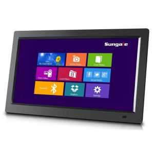 Sungale CPF1510+ 14in LED Wi-Fi Cloud Frame, 1GB RAM, 8GB Internal Memory, Bluetooth4.0, SD/SDHC Car