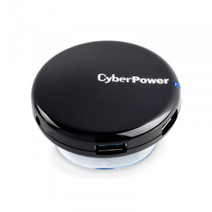 CyberPower CPH430PB USB 3.0 Superspeed Hub with 4 Ports and 3.6A AC Charger