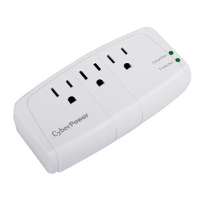 CyberPower CSB300W 3-Outlet Surge Protector