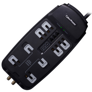 CyberPower CSHT808TC Home Theater 8-Outlet Surge Suppressor