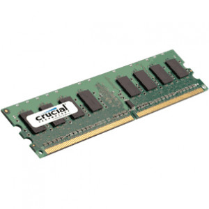 Crucial 8GB DDR2 667 (PC2-5300) 240-Pin Server Memory, ECC, Registered, 1.8V, CL5, P/N: CT102472AB66