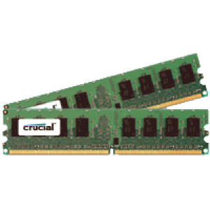 Crucial 4GB(2GBx2) DDR2 PC2-5300 Server Memory CT2KIT25672AA667