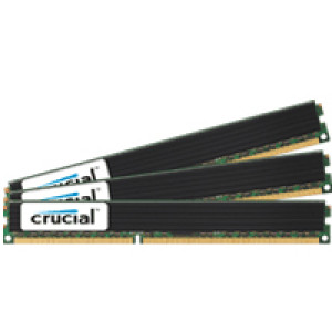 Crucial 12GB (4GBx3) DDR3 1333MHz (PC3-10600) 240-Pin Triple Channel Server Memory