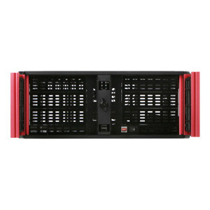 iStarUSA D-400-6-RED 4U Compact Stylish Rackmount Chassis