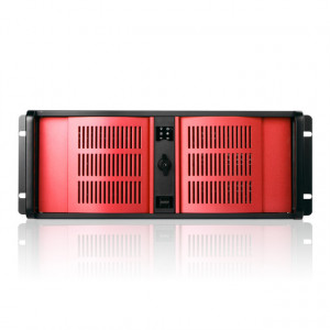 iStarUSA D-400-RED 4U Compact Stylish Rackmount Chassis