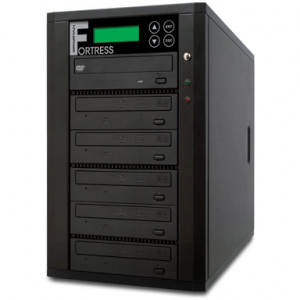 *$60 Instant Rebate* Black ILY Spartan Fortress 5-Target DVD/CD SATA Duplicator D05-SSPDLPRO, 250GB 