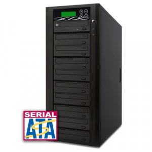 Black ILY SpartanPro SATA 1 to 9 CD/DVD Duplicator System D09-SSPPRO