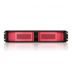 iStarUSA D-200-RED Aluminum 2U Compact Stylish Rackmount Chassis