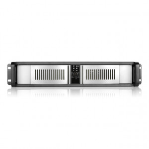 iStarUSA D-200-SILVER Aluminum 2U Compact Stylish Rackmount Chassis