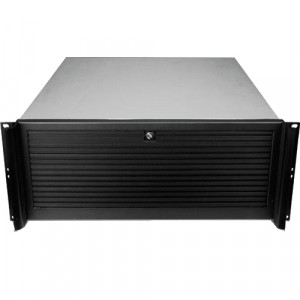 Black iStarUSA 4U Compact Stylish Rackmount ATX Chassis D-416