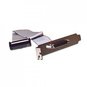 DB25 Female Parallel Port Adapter with Bracket