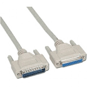 6ft Beige IEEE DB25 Parallel Extension Cable