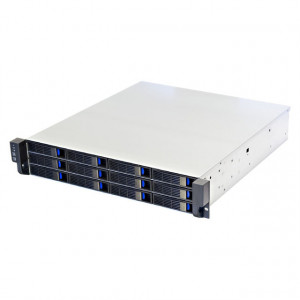 Norco DS-12H External 2U 12 Bay Hot-Swap 12G SATA/SAS/SSD Expander Rackmount RAID/JBOD Enclosure
