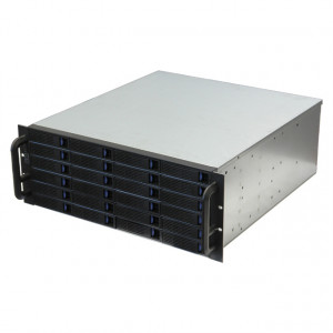 Norco DS-24DR External 4U 24-Bay Hot-Swap SAS/SATA Rackmount RAID / JBOD Enclosure, with 800W mini R