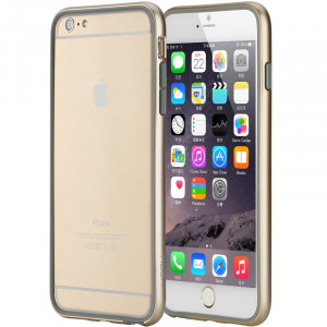 Rock Duplex duplex-iphone5.5-GD Slim Guard 2mm PC + TPU Hybrid Bumper Case for iPhone 6 Plus (5.5in)