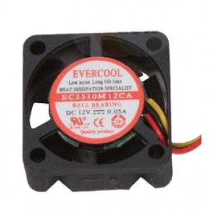 Evercool EC2510M12CA 25mm 12V Ball Bearing DC Fan