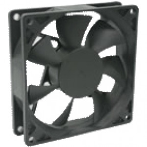 EverCool 92mm 12V 3-Pin DC Fan, 2200RPM, 39.35CFM, One Ball One Sleeve Bearing