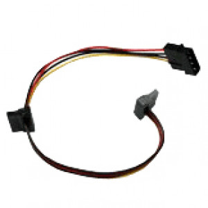 EverCool 50cm 4pin PSU Molex to 2 x 15pin SATA Power Cable