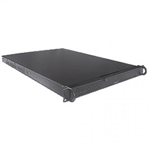 Black Dynapower ATX 1U Rack Mount Case EJ-104