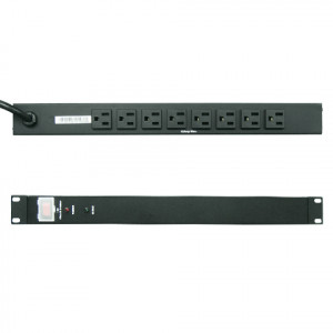 Dynapower 1440W 15ft 1U 8 Outlets Basic Power Distribution Unit(PDU)