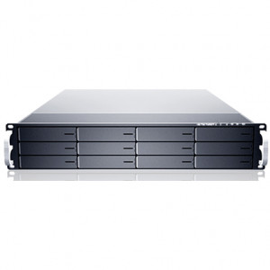 Sans Digital EliteNAS EN212L+BXE 2U 12-Bay Nehalem Hardware RAID 6 NAS + iSCSI Rackmount Server.