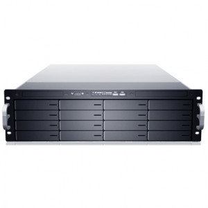 Sans Digital EliteNAS EN316L+BXE 3U 16-Bay Intel Xeon Nehalem Hardware RAID 6 NAS + iSCSI Rackmount Server.