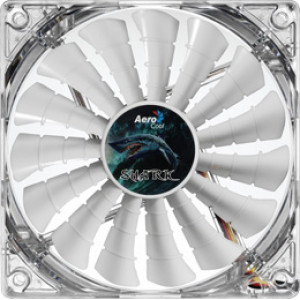 White Aerocool Shark 120mm Case Fan EN55505
