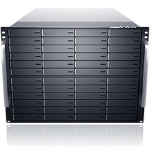 Sans Digital EliteNAS EN850L+BXE 8U 50-Bay Intel Xeon Hardware RAID 60 NAS + iSCSI Server, 6GB ECC D