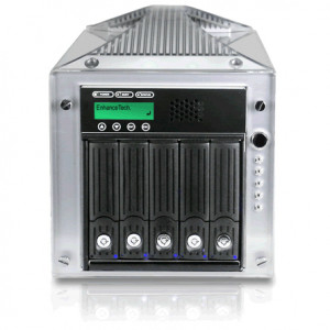 Enhance SCSI-to-SATA RAID Desktop Storage System EnhanceRaid X5, Supports Ultra320 SCSI, 5 x SATA HD