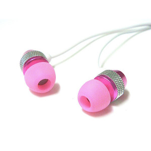 Pink Rocksoul ER 101 3.5mm Isolating Stereo Earphone for iPod/iPhone/MP3/PC