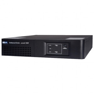 Black OPTI-UPS Enhanced Series Rackmount Line-Interactive UPS, 1000VA / 700W, 1050 Joules, 8-Outlet,