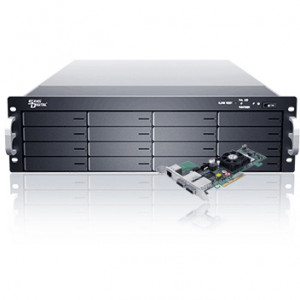Black Sans Digital EliteSTOR ES316X6+BHA 3U 16 Bay Rackmount Storage, Supports 3.5-inch SAS / SATA H