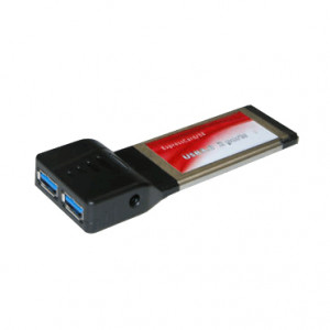 Masscool 2-Port Super Speed USB 3.0 Express Card, Up to 5.0 Gbps, Model: EXP-U302