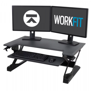 Ergotron WorkFit-TL Standing Desk Workstation - Black