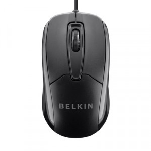 Belkin Wired USB Ergonomic Mouse F5M010qBLK