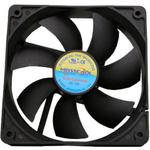 Masscool 140mm Case Fan, Sleeve Bearing, 3 / 4 Pin, Wire Coating