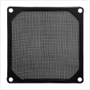 Black EverCool Aluminum Mesh Fan Filter for 120mm Case Fan