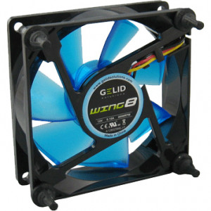 GELID Solutions WING 8 UV Blue 80mm Gamer Case Fan