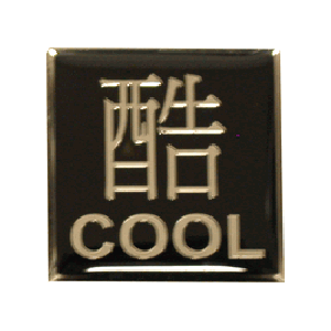 Embossed Copper Case Badges - Cool