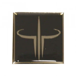 Embossed Copper Case Badges - Quake III - Black 