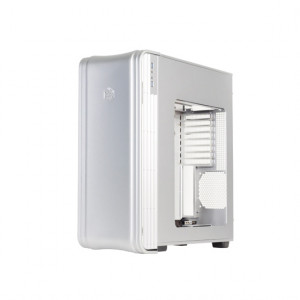 Silver SilverStone Fortress Series FT04S-W Extended ATX Aluminum Full Tower Computer Case, Front USB