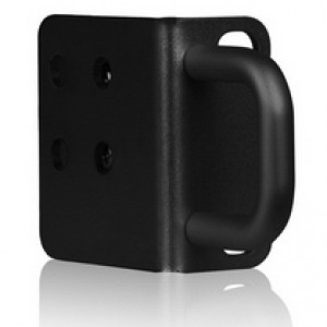 Black iStarUSA ClayTek Ears for GAGE 1U Series, Model: GAGE-RK1U-BK.